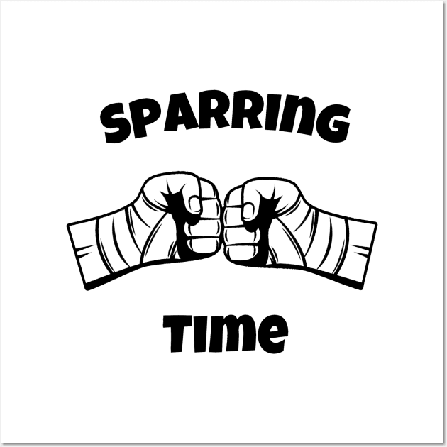 Sparring Time Boxing Martial Arts Wall Art by PixelGraphy